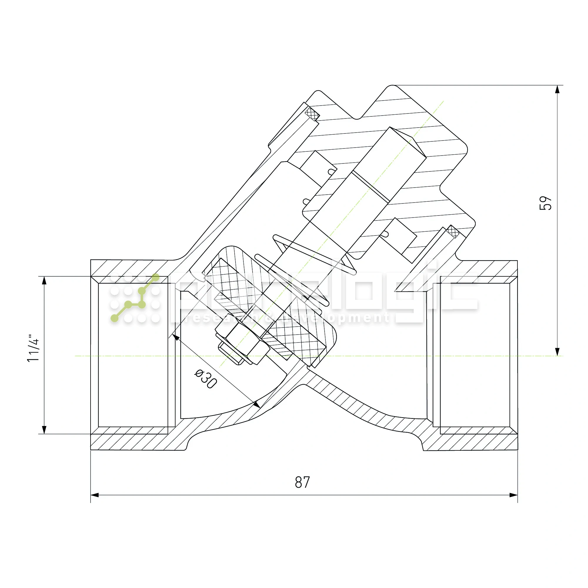 Клапан обратный 500YC-316-PP-015 фото