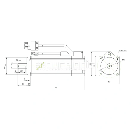 Серводвигатель 60CST-M01930 фото