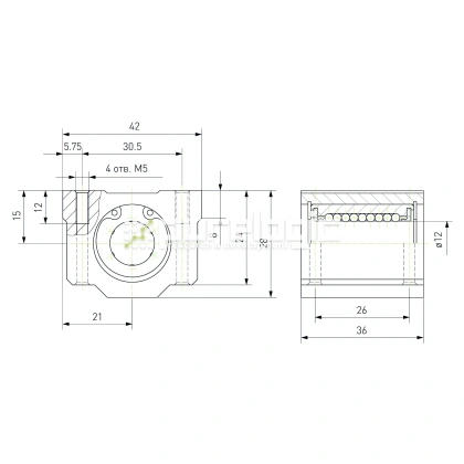 Модуль опорный SC12 фото