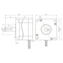 Двигатель шаговый PL130H227-D19