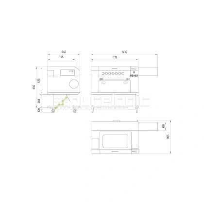 Лазерный станок REINER LP750-80W фото