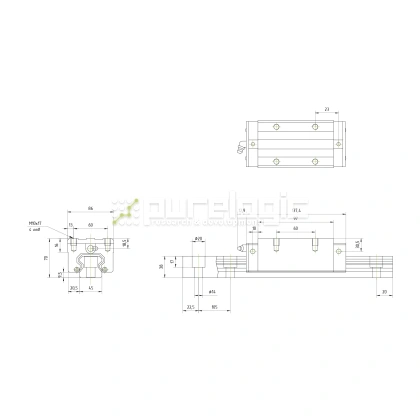 Модуль опорный HSAC GHH45CA 11 175 Модуль опорный HSAC GHH45CA фото