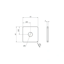 Пластина 4545EGJ-M12