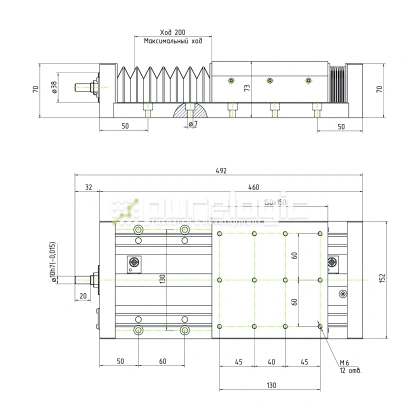 Модуль линейного перемещения PLLM-61H-05200 фото
