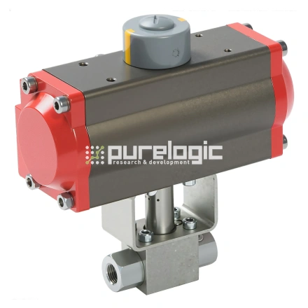 Шаровый клапан с пневматическим приводом PL-G1-ZG фото