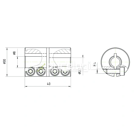 Муфта соединительная BA-3040-12.7-8 фото