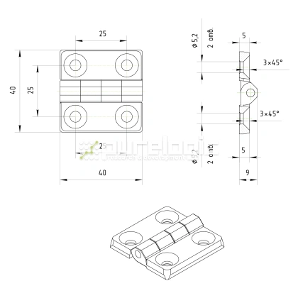 Петля 400111 606 Петля 400111 фото