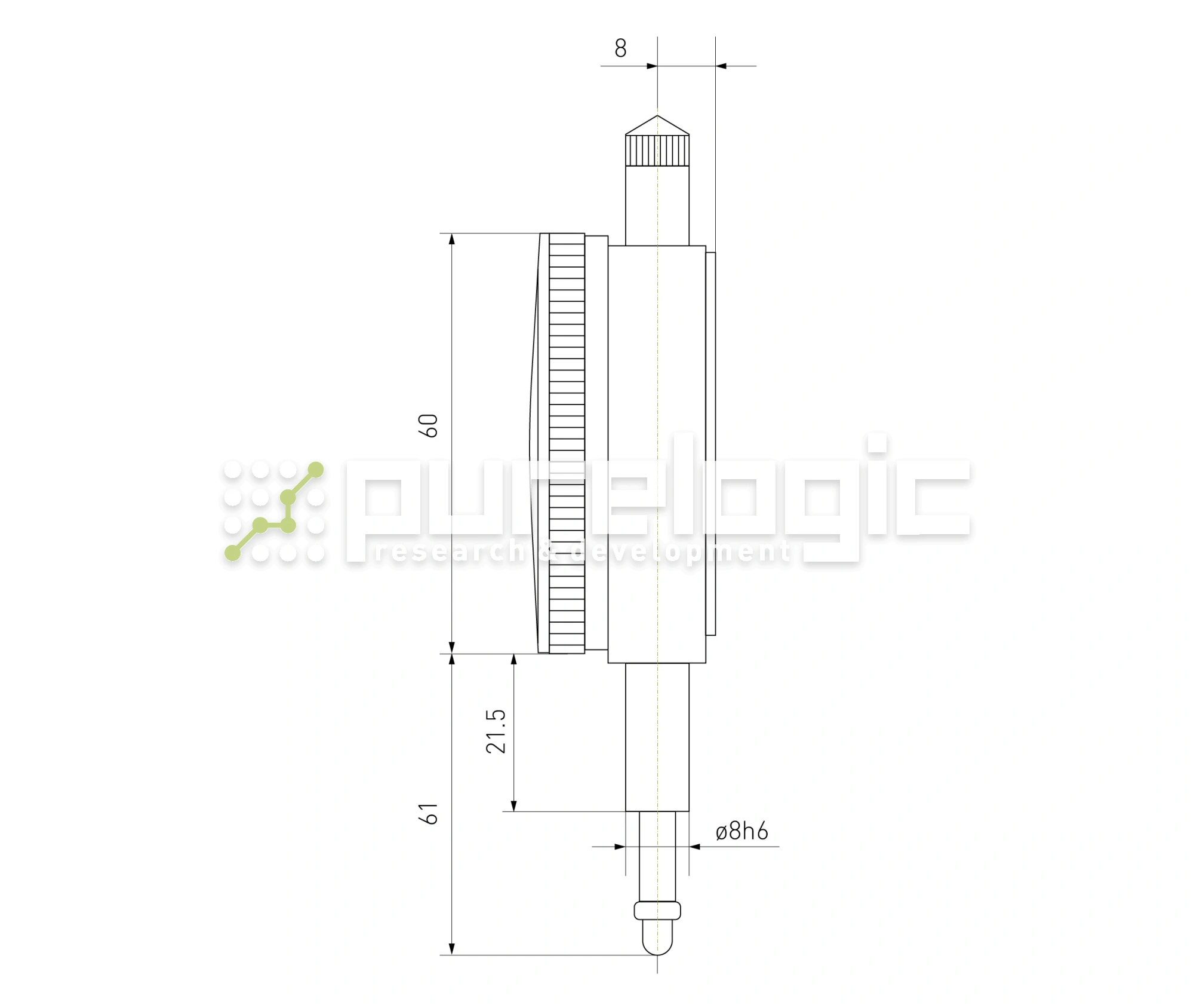 Индикатор циферблатный DI-20 5 935 Индикатор циферблатный DI-20 фото
