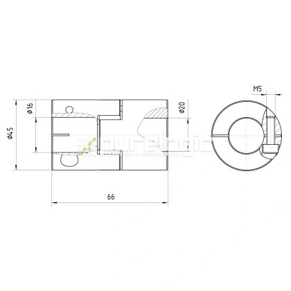 Муфта соединительная BF1-4566-16-20 3 034 Муфта соединительная BF1-4566-16-20 фото