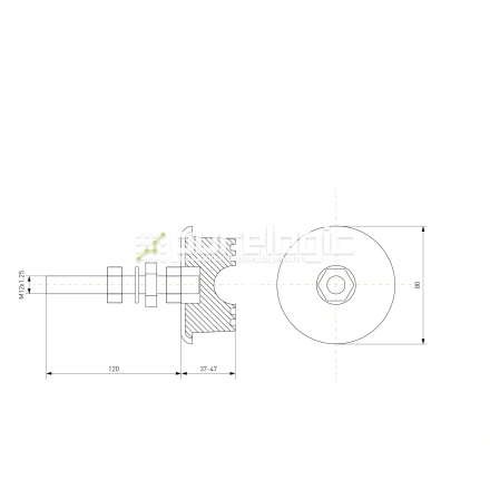 Виброопора ZAL8035V120 фото