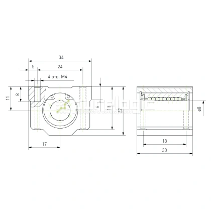 Модуль опорный SC8 254 Модуль опорный SC8 фото