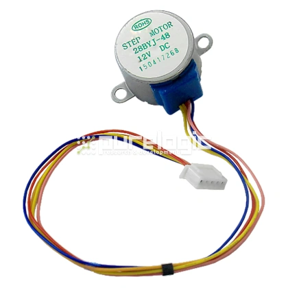 Двигатель шаговый униполярный 28BYJ-48-12 468 Двигатель шаговый униполярный 28BYJ-48-12 фото