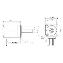 Двигатель шаговый FL28STH32-0674A