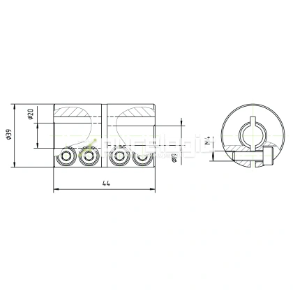 Муфта соединительная BA-39-19-20 фото