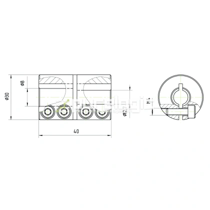 Муфта соединительная BA-3040-12.7-8 фото