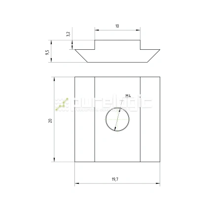 Сухарь пазовый 45HM4 фото