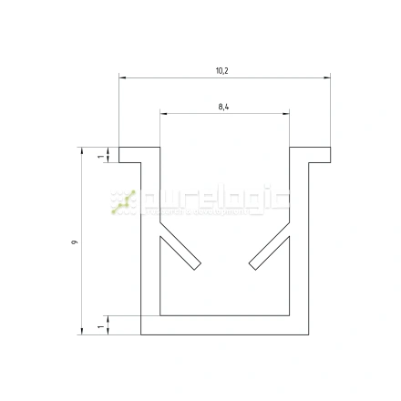 Уплотнитель пазовый UC8 фото