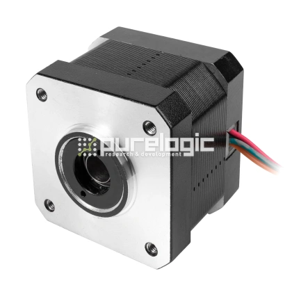 Двигатель шаговый с вал-гайкой 17HS3410-6.35x1.58 4 483 Двигатель шаговый с вал-гайкой 17HS3410-6.35x1.58 фото