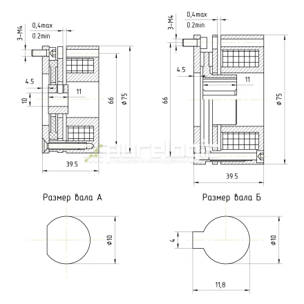 Тормоз электрический WSDZ1-3-24 фото