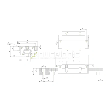 Модуль опорный HSAC GHW25CC фото