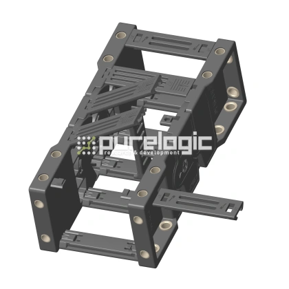 Держатель пластикового кабель-канала JY45Q.1.100W-FJT фото