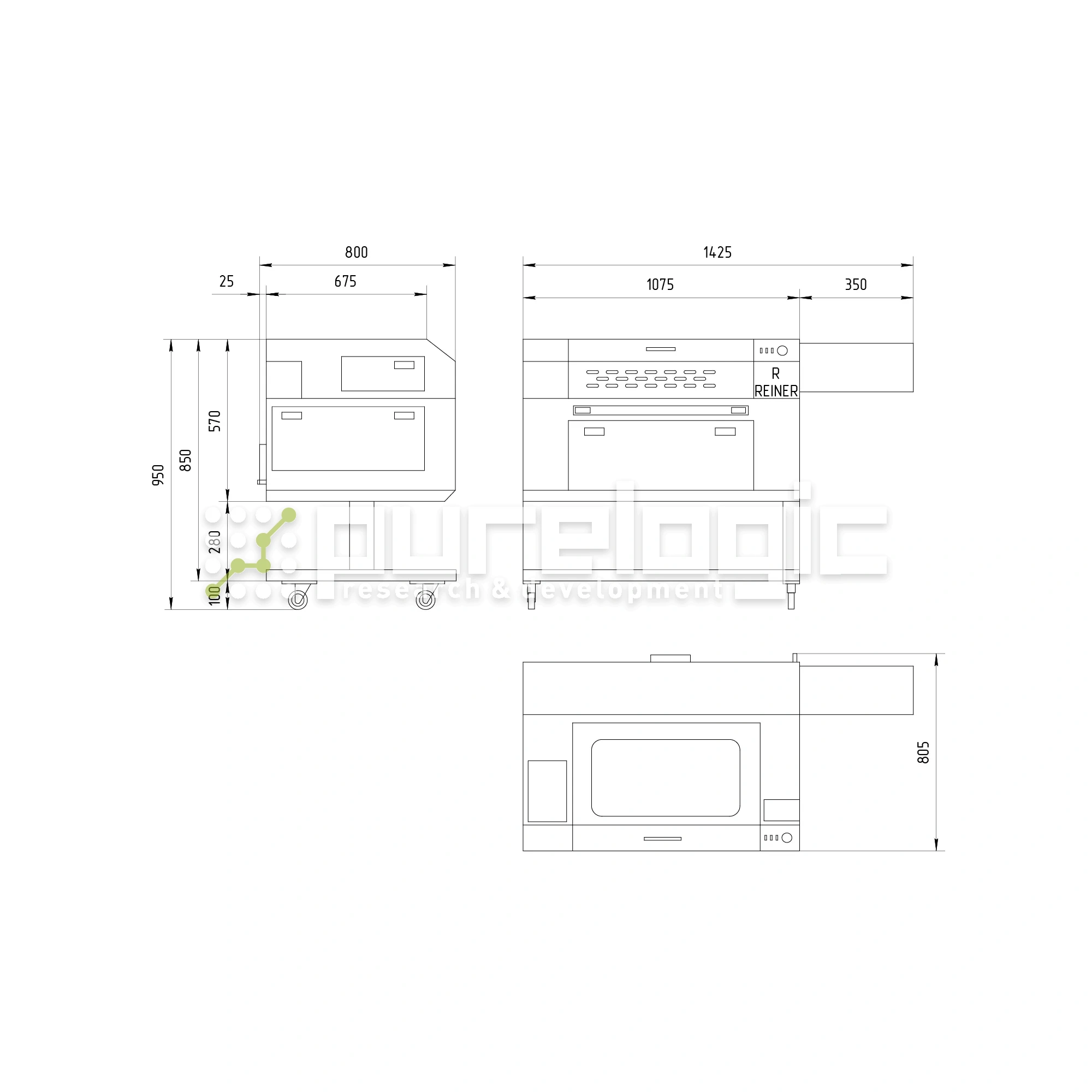 Лазерный станок REINER LH640-80W фото