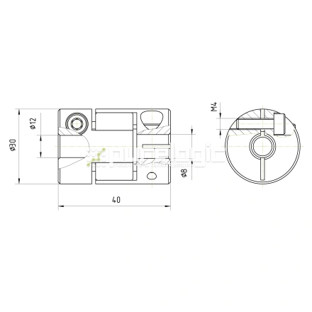 Муфта соединительная BF-30-8-12 фото