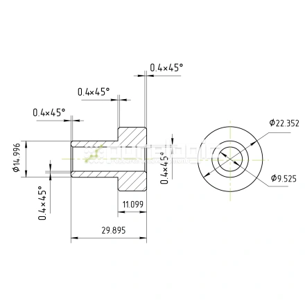 Втулка PLB4 фото