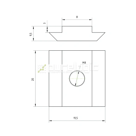 Сухарь пазовый 40HM8 фото