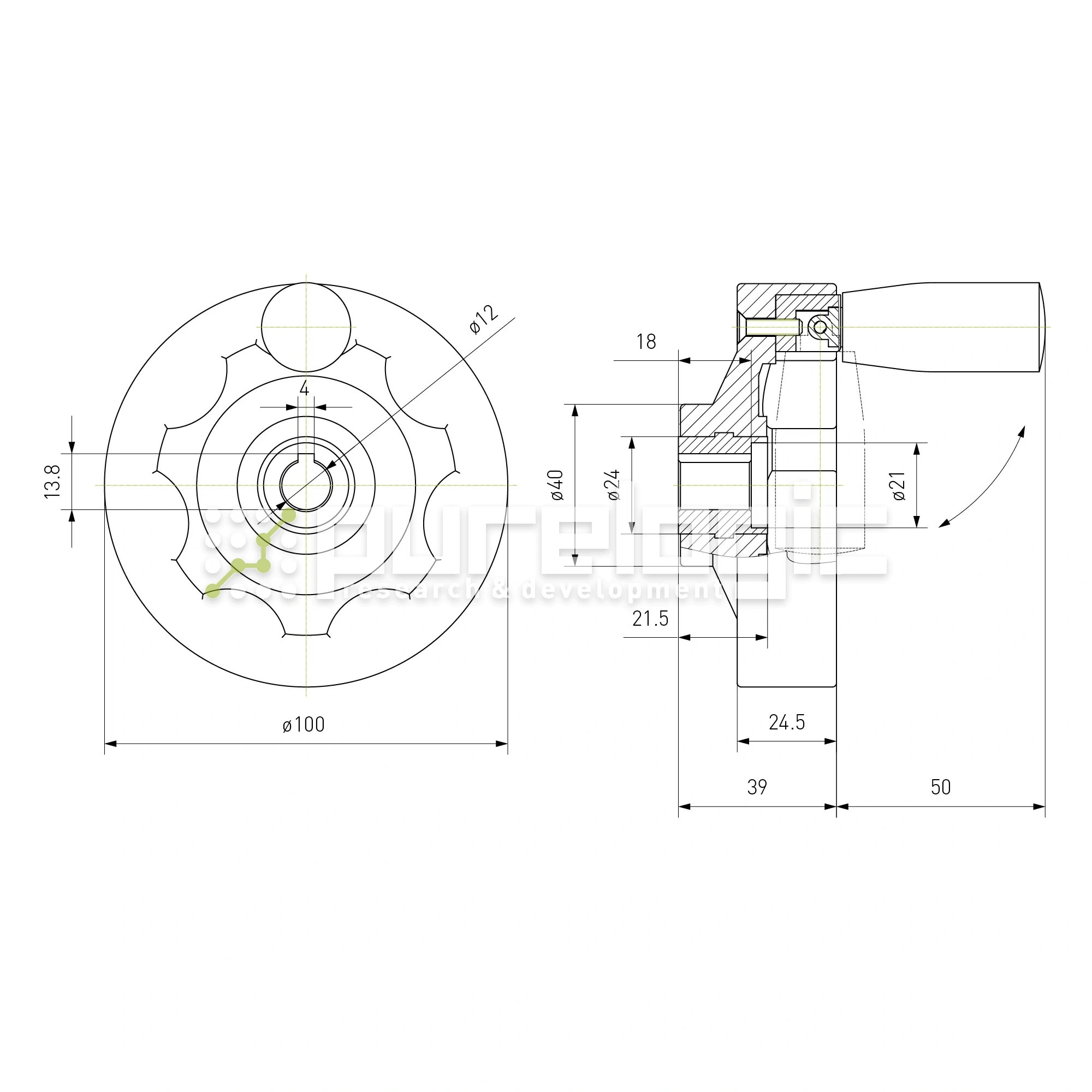 Маховик 100309-100*12 2 733 Маховик 100309-100*12 фото