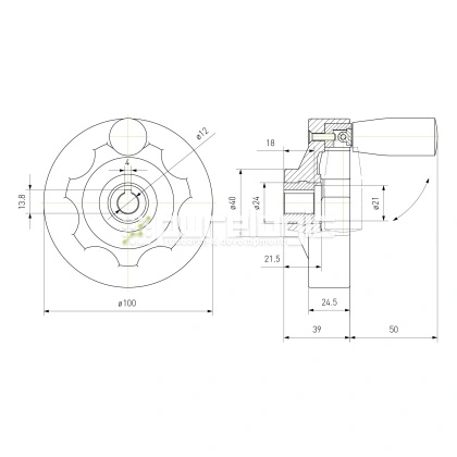 Маховик 100309-100*12 2 733 Маховик 100309-100*12 фото
