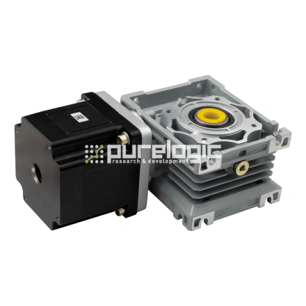 Двигатель шаговый с редуктором PL110H168-WG75-80 фото