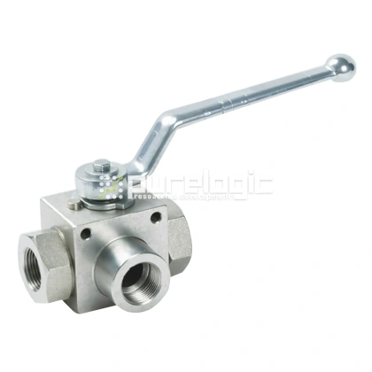 Гидравлический шаровый кран трехходовой PL3K-G3/4 фото