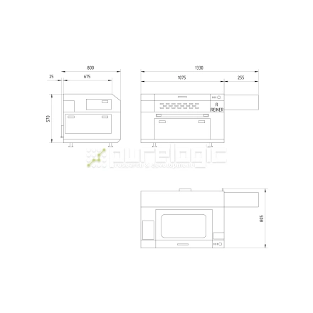 Лазерный станок REINER LP640-50W фото