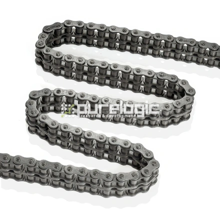 Цепь приводная роликовая двухрядная 08B-2 фото