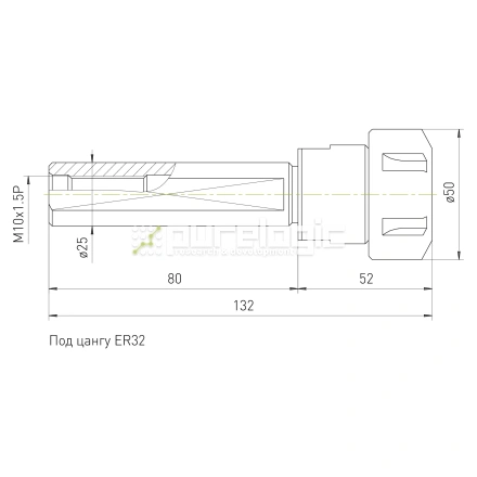 Цанговый патрон SL25-ER32-80L фото
