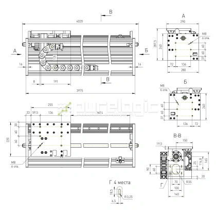 Модуль линейного перемещения PLLM-91L-3.6-1 фото