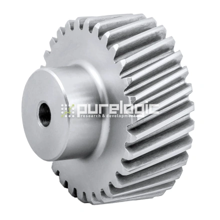 Шестерня косозубая MH1.5-30-D16-Q7 фото