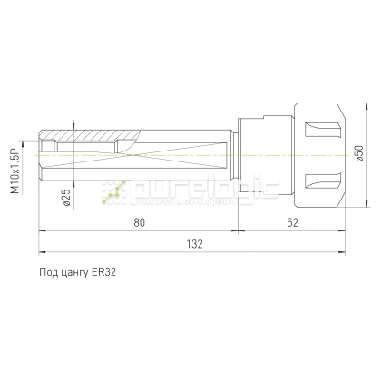 Цанговый патрон SL25-ER32-80L фото