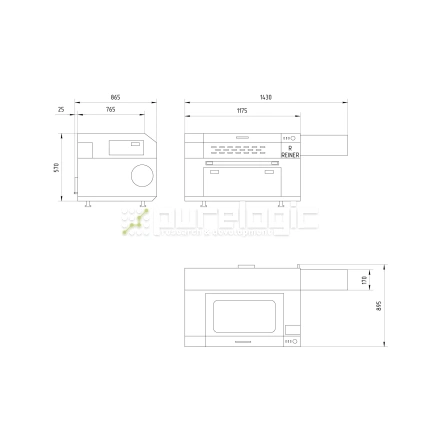 Лазерный станок REINER LP750-100W фото