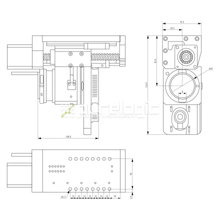 Подъемник осциллирующего ножа SRTL1106 фото