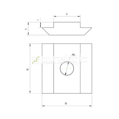 Сухарь пазовый 20HM6 26 Сухарь пазовый 20HM6 фото