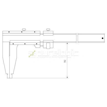 Штангенциркуль IIIVC-400-5 5 709 Штангенциркуль IIIVC-400-5 фото