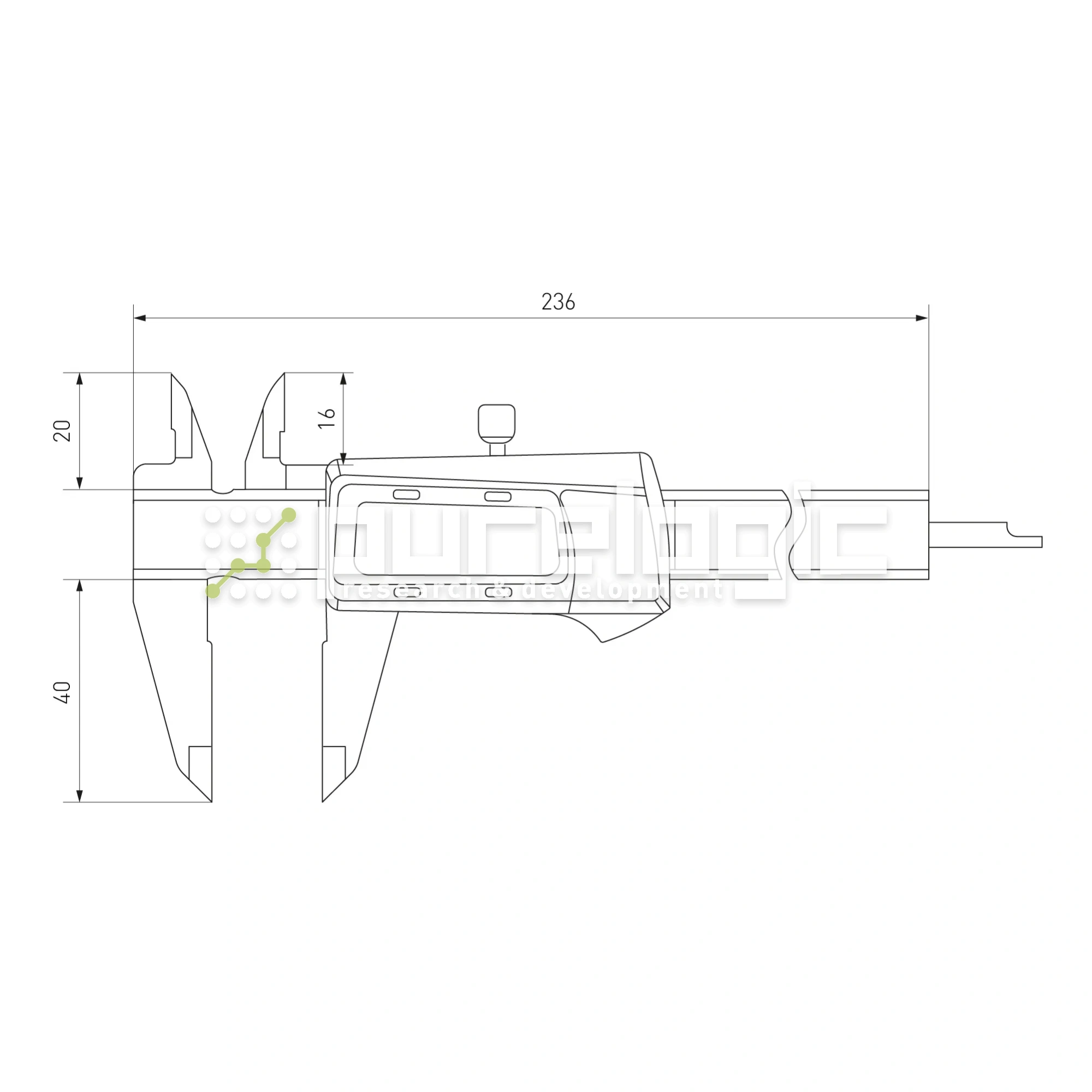 Штангенциркуль цифровой IDVC-150 2 516 Штангенциркуль цифровой IDVC-150 фото