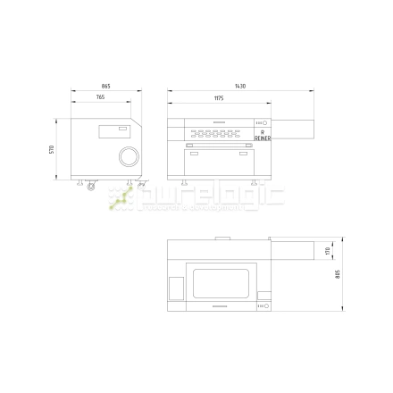 Лазерный станок REINER LP960-60W фото
