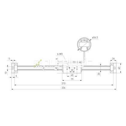 Линейка цифровая с выносным дисплеем PL5403-200 4 918 Линейка цифровая с выносным дисплеем PL5403-200 фото