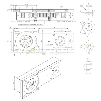 Блок привода PLLM-61-P1-32 фото