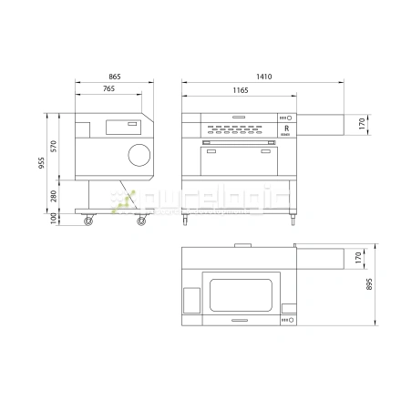 Лазерный станок REINER LP750-100W фото