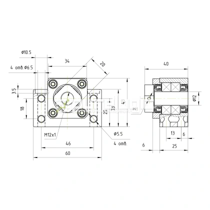 Опора ШВП BSS BK12-C7 фото