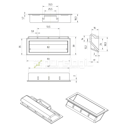 Ручка чашечная 500108 361 Ручка чашечная 500108 фото